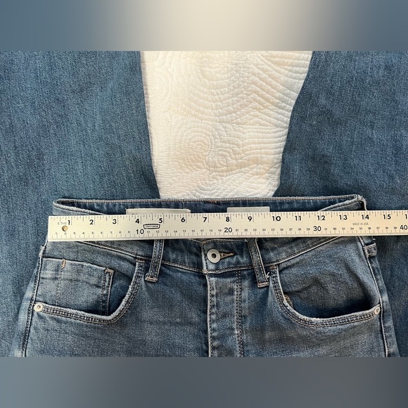 Anthro Pilcro and the Letterpress High-Rise Sequined Flared Jeans - Picture 5 of 9